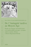 De l'Antiquité tardive au Moyen Âge